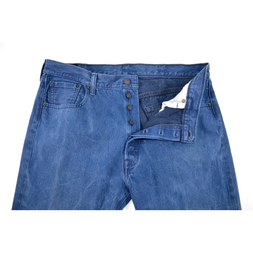 Vtg Levis 501 Indigo Blue Jeans‎ Mens 40x30 INSEAM 27.5